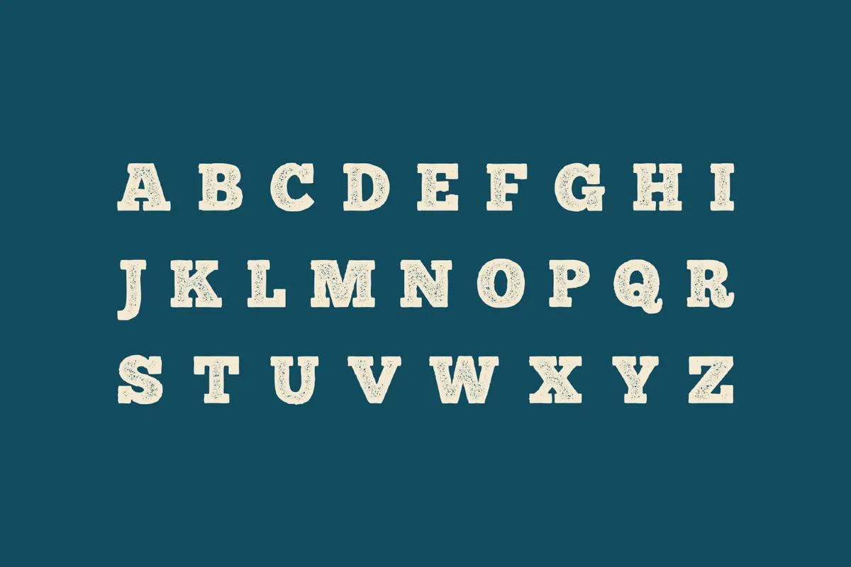 Chunk - American Woodcut Font Family