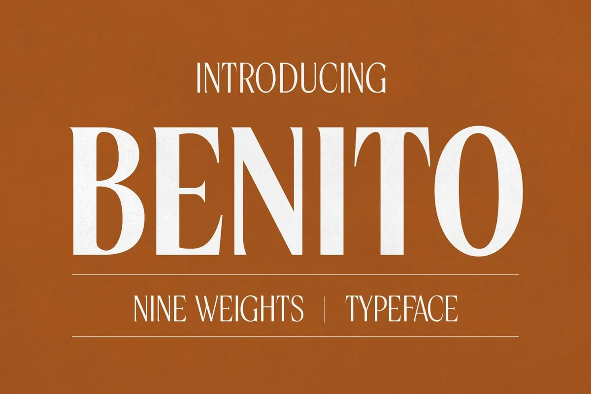 Benito - Timeless Typeface
