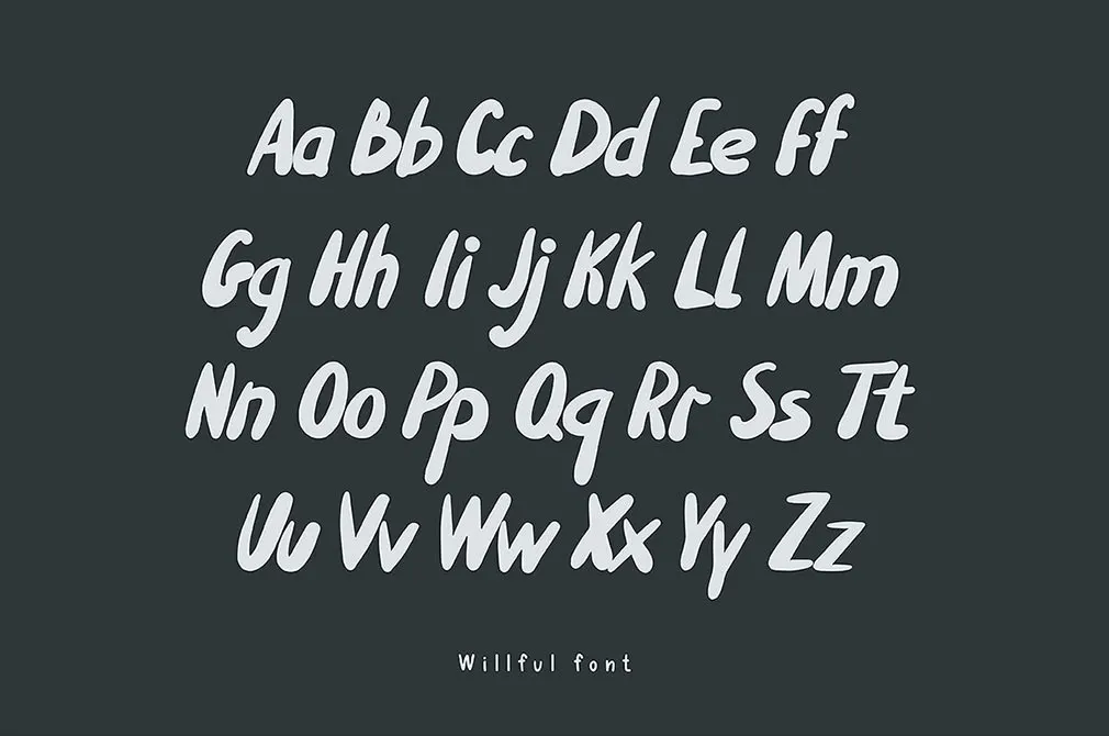 Willful Handwritten Brush Font