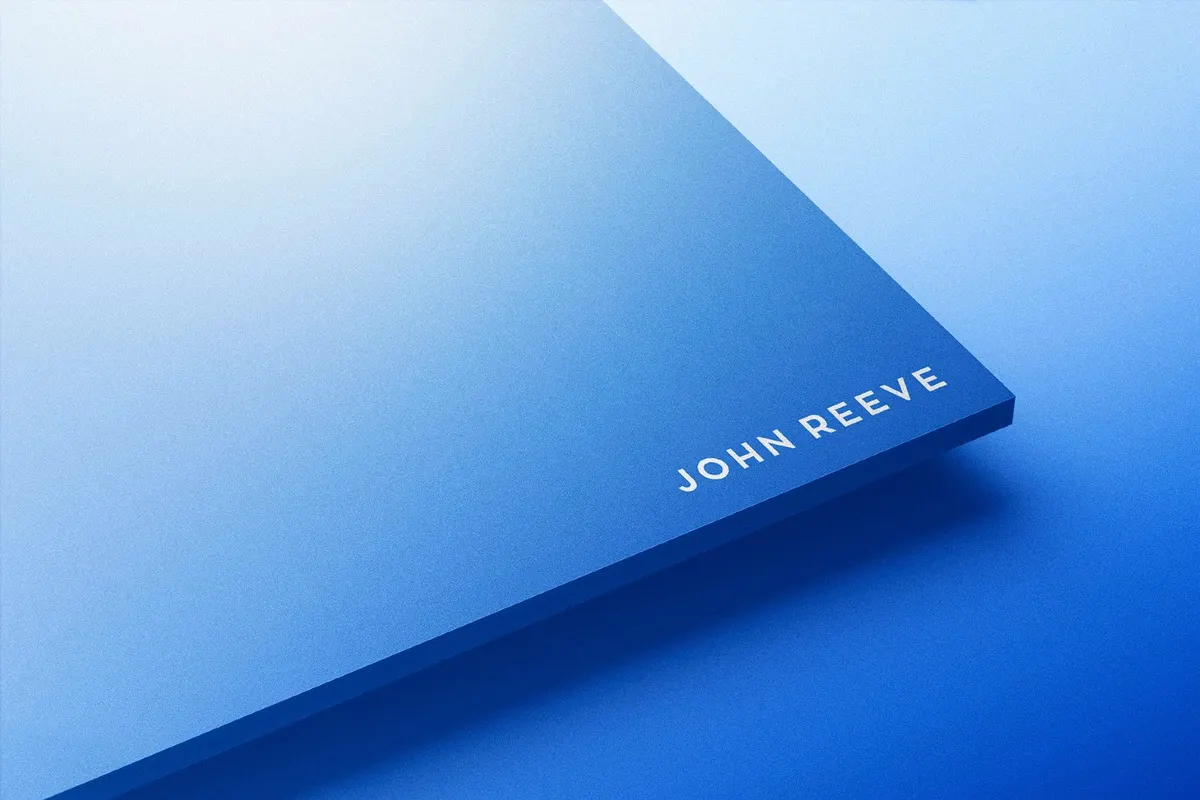 Beveled Card Edge Logo Mockup