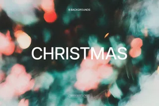 Blurred Christmas Light Smudge Texture