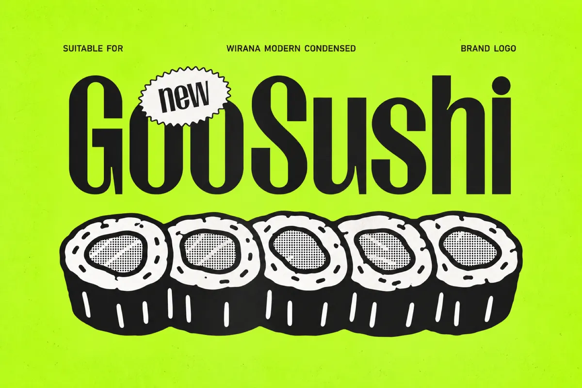 Wirana - Tall Condensed Display Font