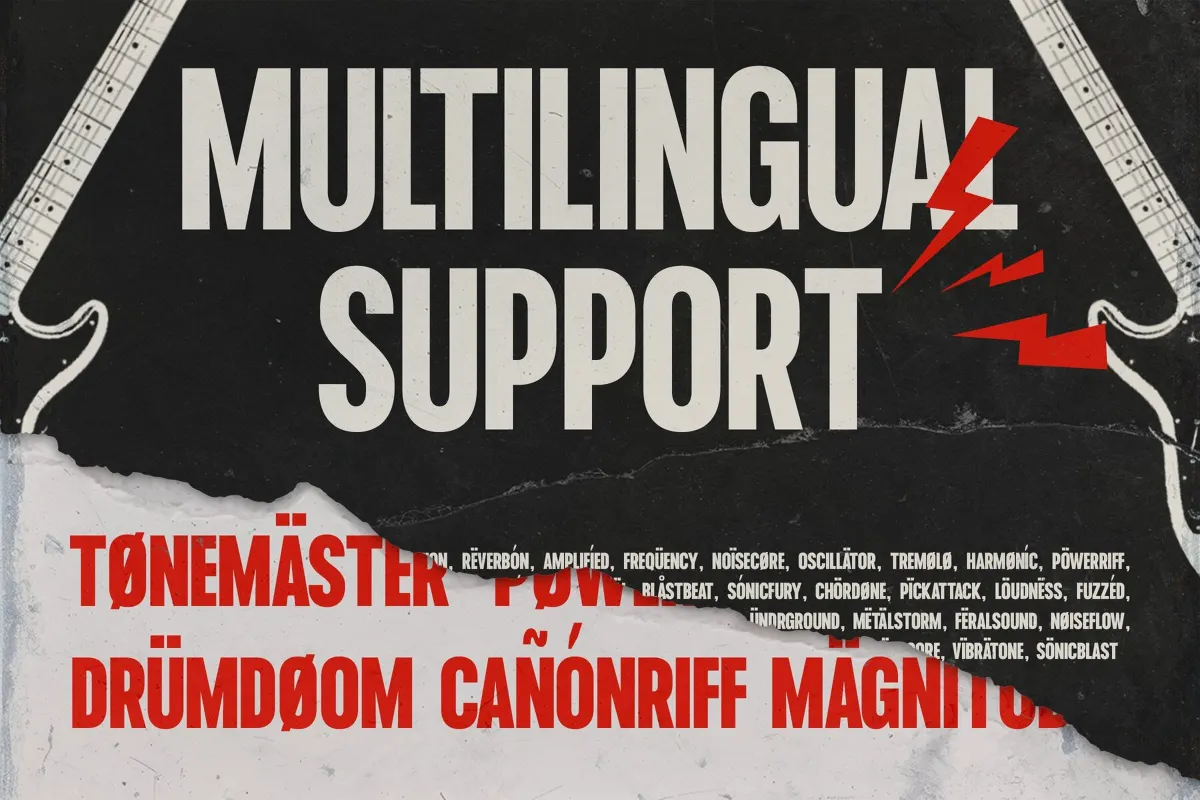 TRT Burn - Condensed Sans Font