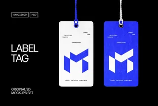 Clothes Label Tag Mockups