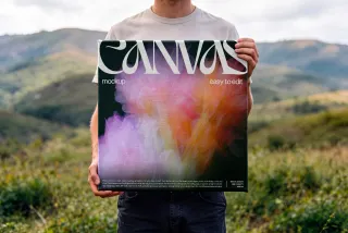 Stretched Canvas Mockup