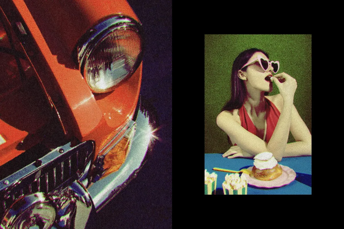 Grain Print Photo Effect