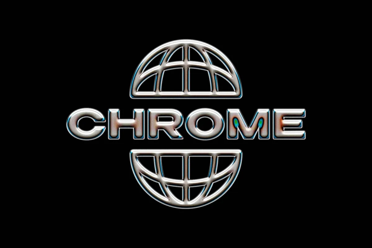 Metal Chrome Mockup