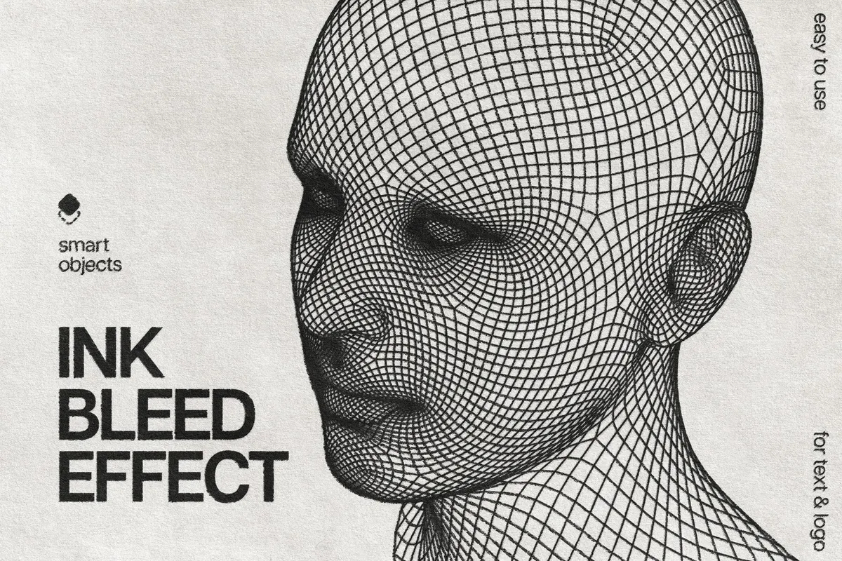 Ink Bleed Text & Logo Effect