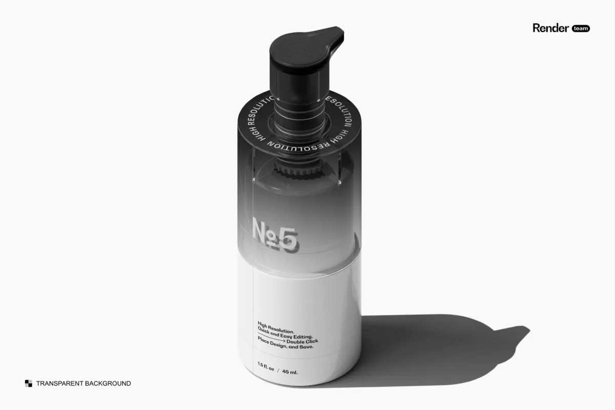 Dispenser Bottle Mockup Set