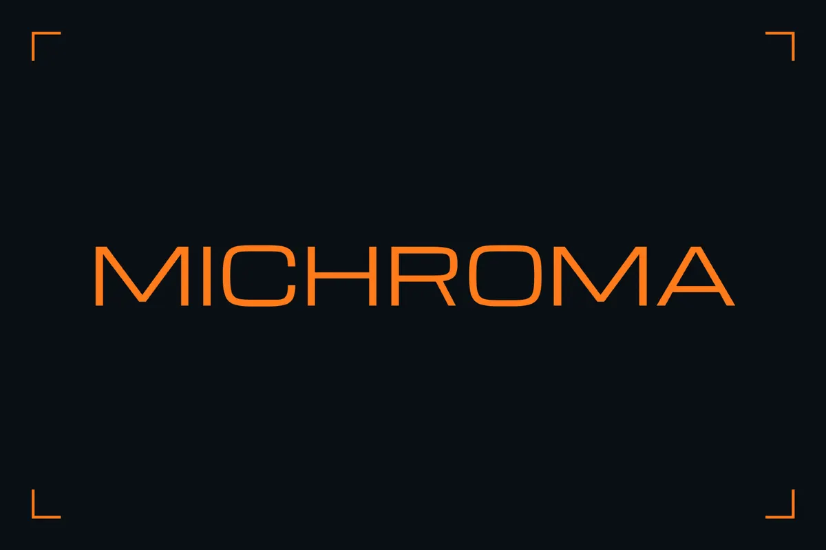 Michroma - Free Sci-Fi Font