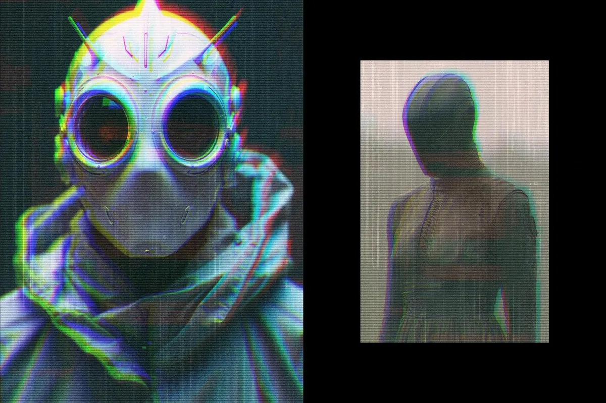 Retro Glitched Photo Effect