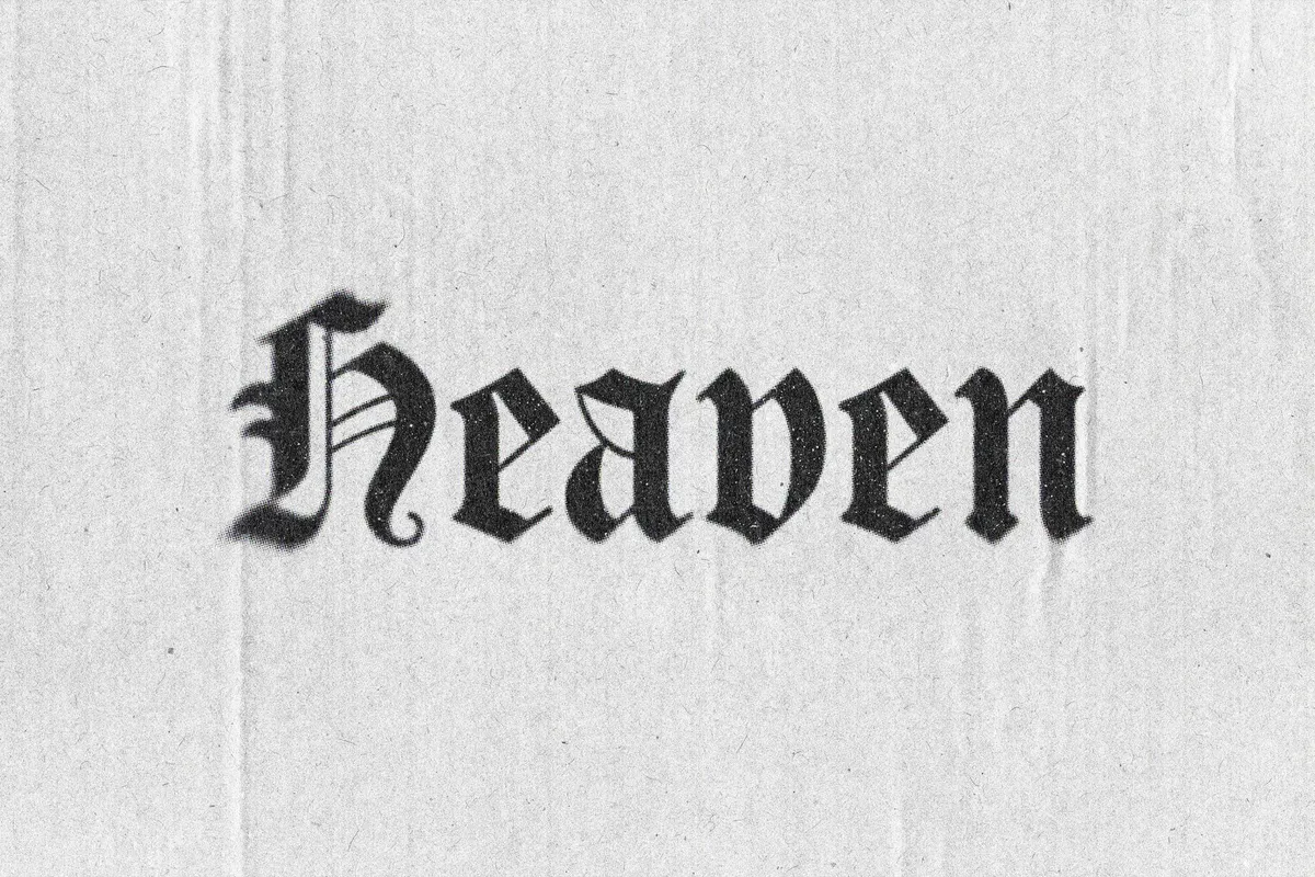 Dusty Halftone Print Text Effect