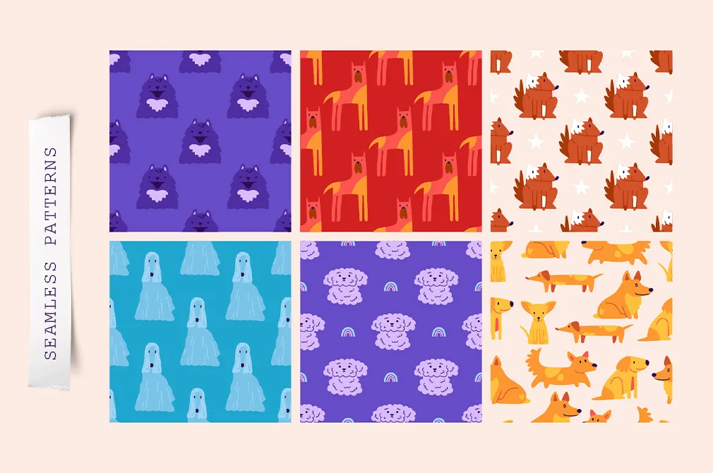 DOGGOS | Clipart + Patterns
