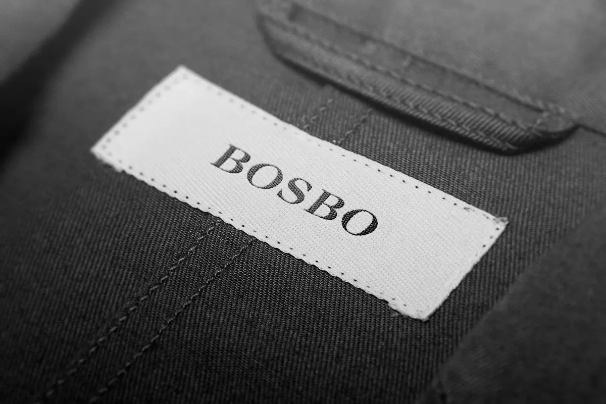 Elegant Clothing Label Mockup