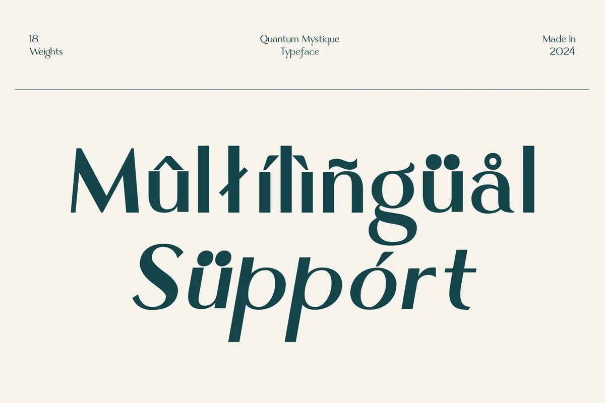 Quantum Mystique - Elegant Sans