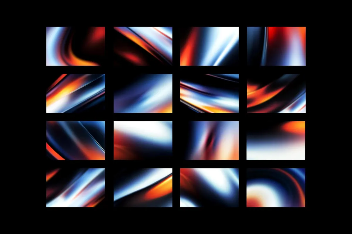 Chrome Gradient Textures