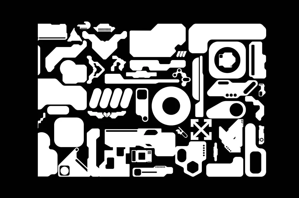 Cyber Glass Shapes
