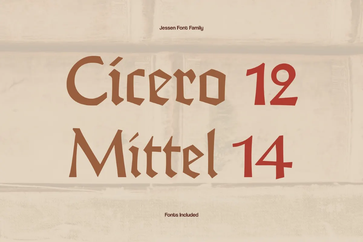 Jessen Tattoo Font Family