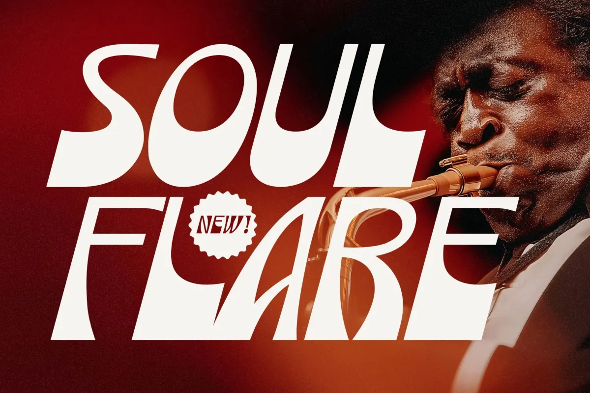Soul Flare - Groovy Jazz Font