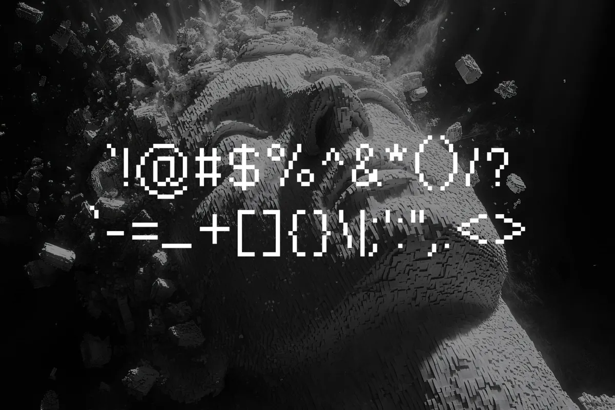 Delicatus - Slim Pixel Typeface