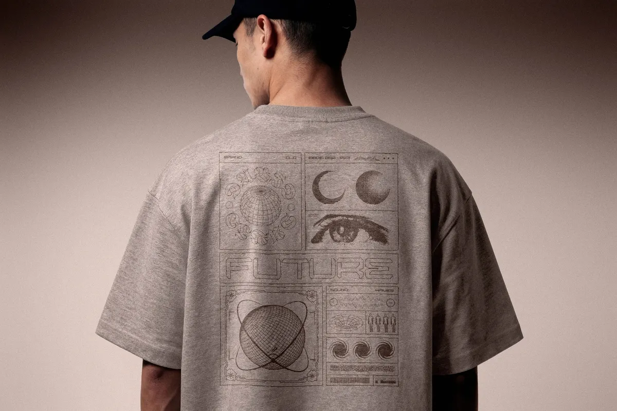 Oversize T-Shirt Mockup | Back Print