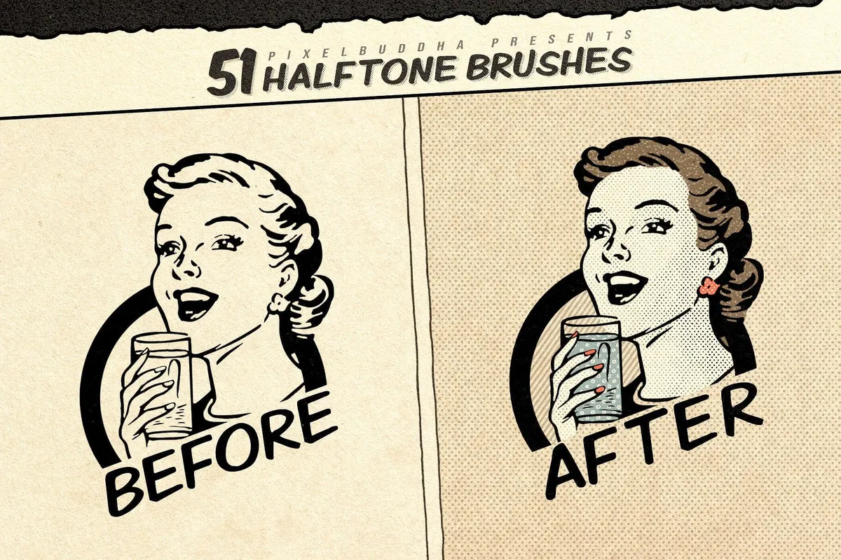 Vintage Comic Procreate Brushes