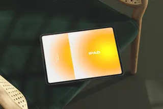 Velvet Armchair iPad Pro Mockup