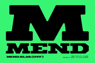 Mend Typeface