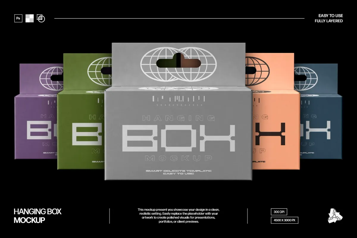 Hanging Box Mockup