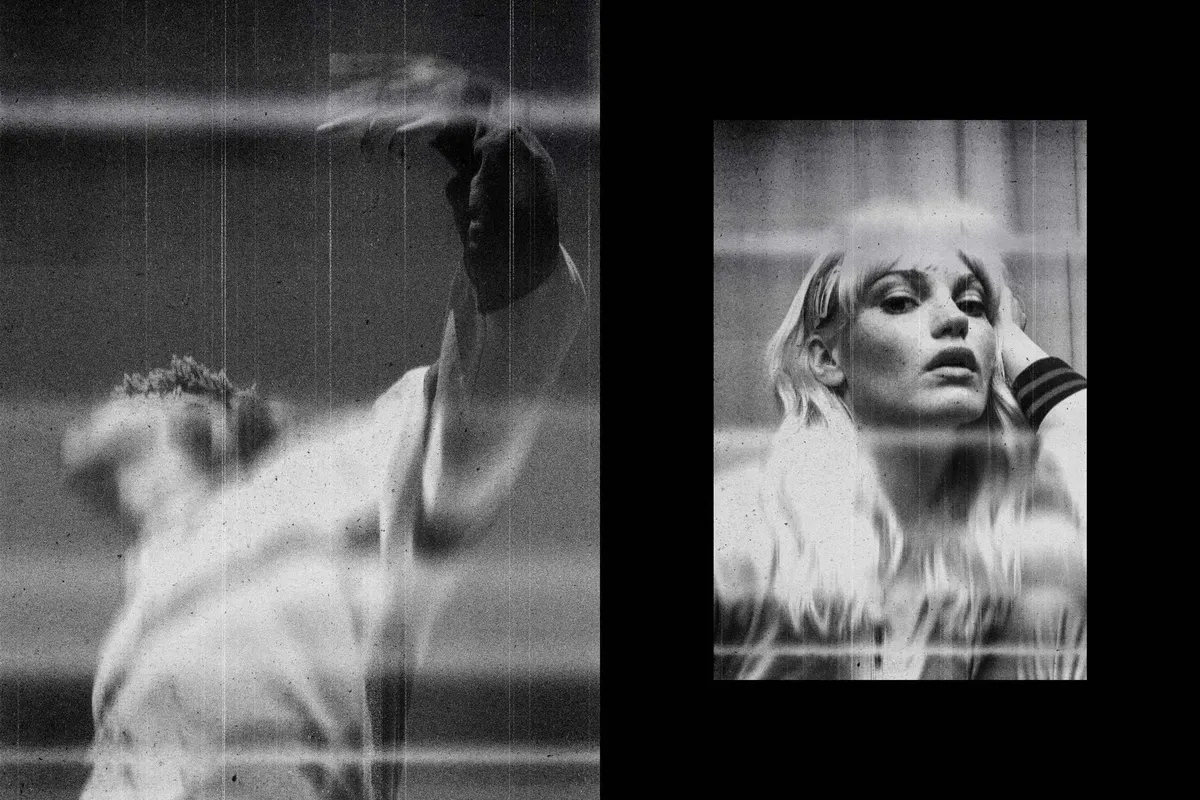 Smudged Scan Poster Effect