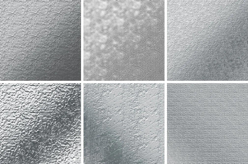 Sparkly Silver Foil Textures