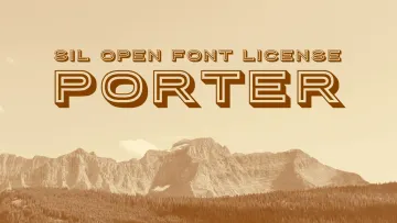 Porter Sans Block Font