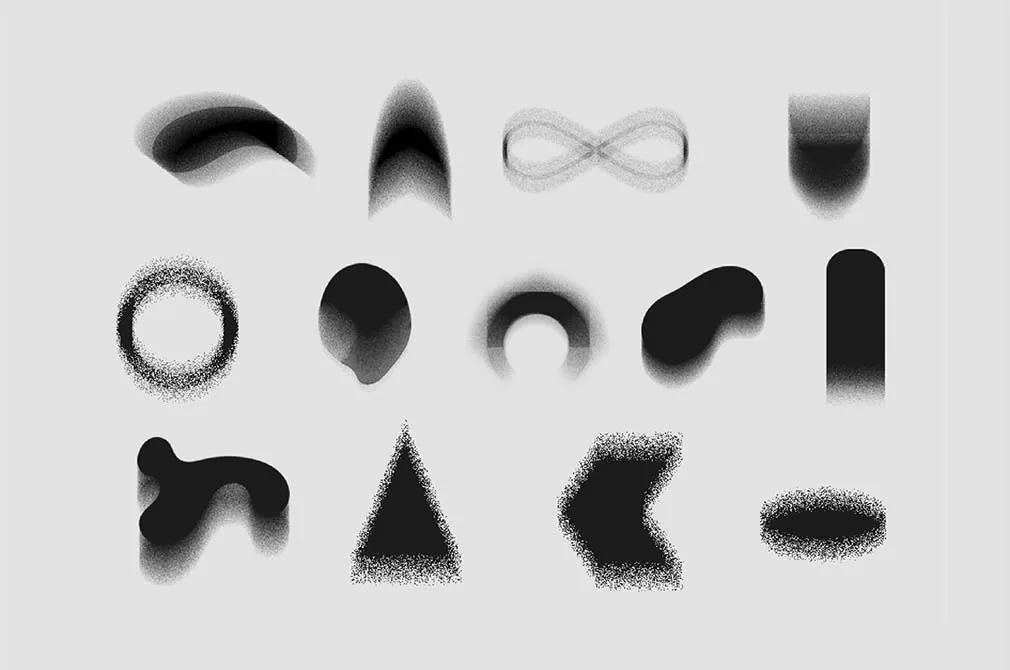 Grainy Stamp Procreate Brushes