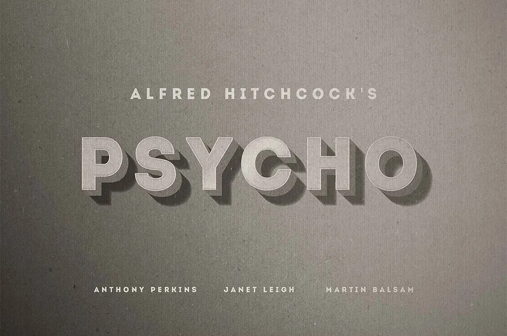 Cinematic Retro PS Text Effects