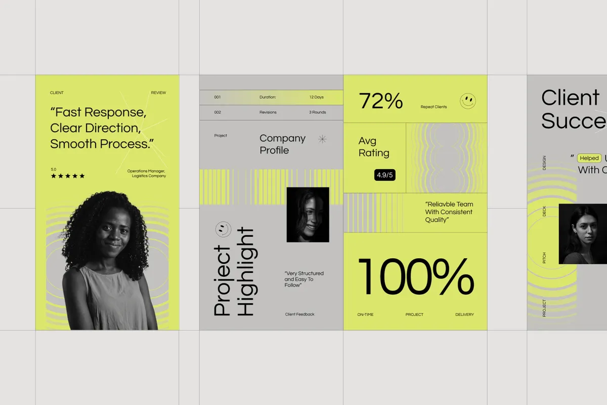 Client Testimonial Instagram Pack - Adobe Template