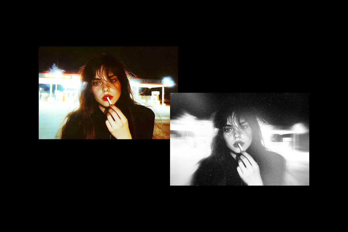 Dusty Cinematic Blur Photo Effect