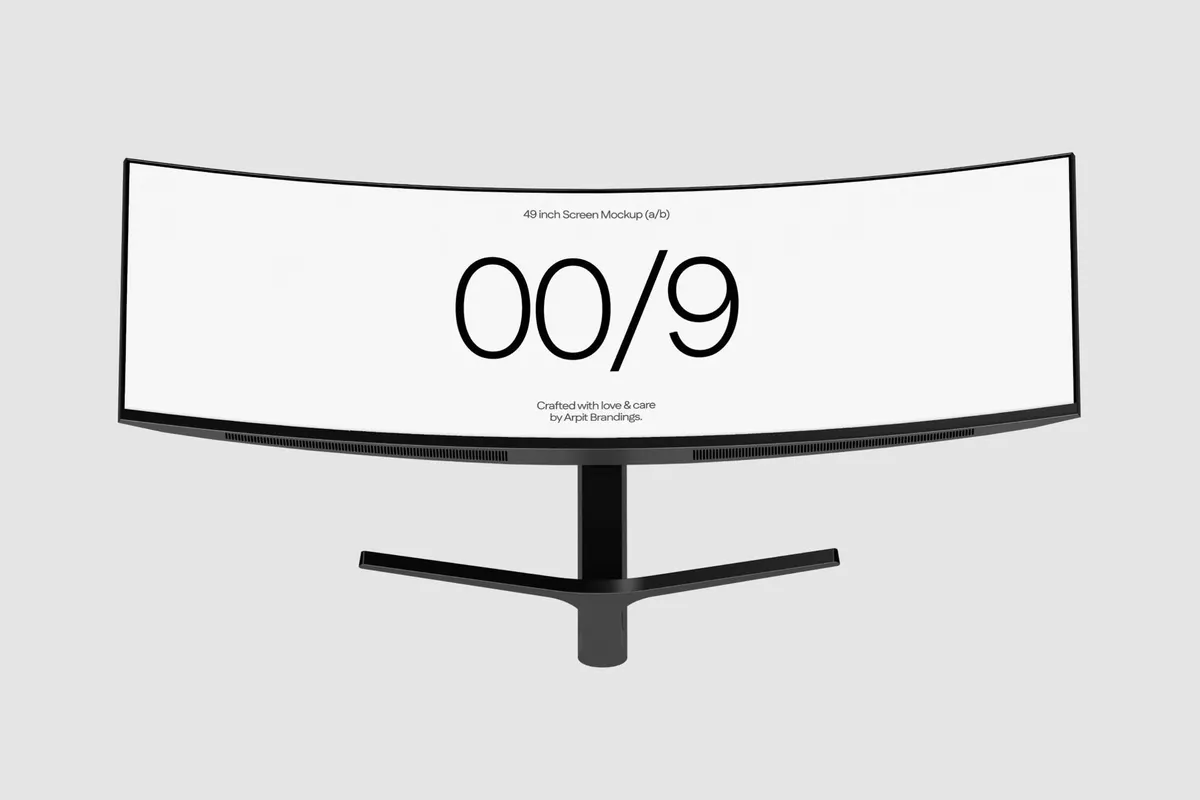 Wide Screen Mockup