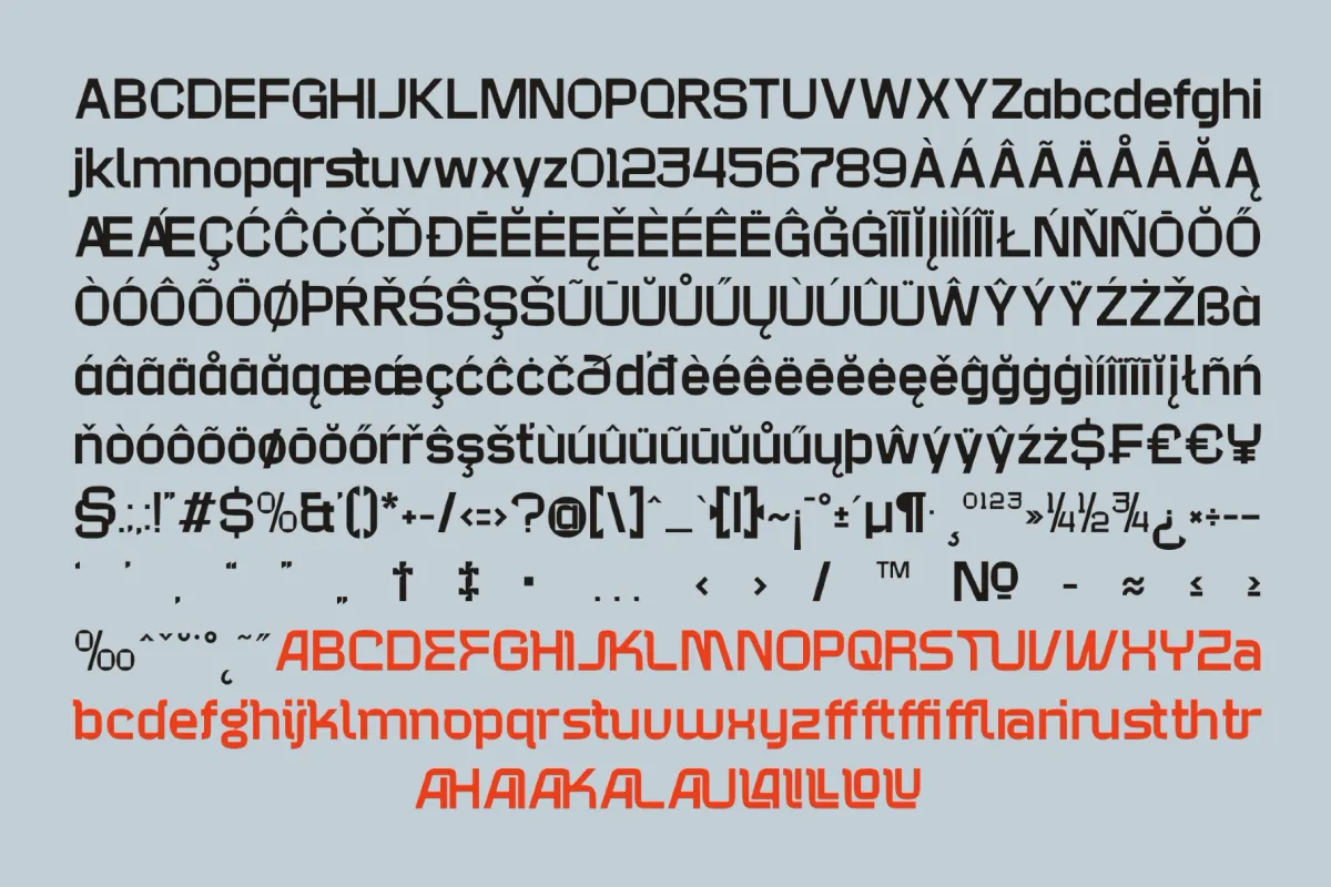 Degon Stuz - Bold Geometric Sans Serif Font