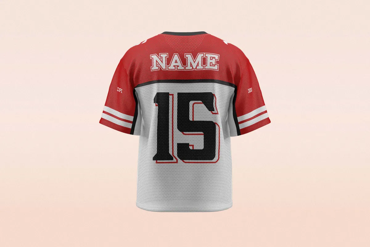 American Football Jersey Mockup