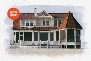 Architect Watercolor Sketch Effect
