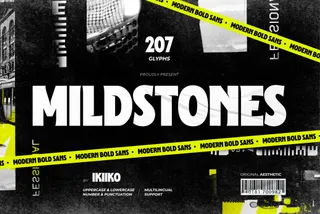 Mildstones — Modern Bold Sans