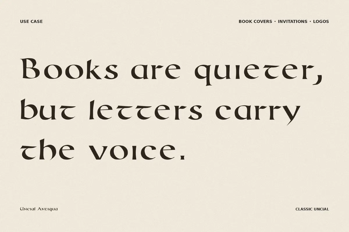 Uncial Antiqua Font