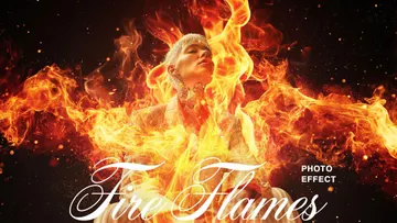 Fire Flames Photo Effect
