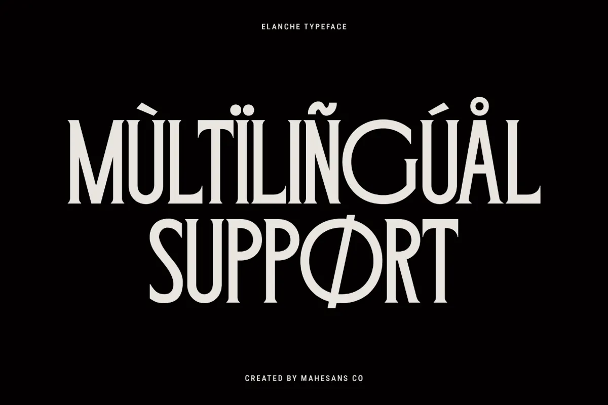 Elanche - Classic Editorial Serif Font