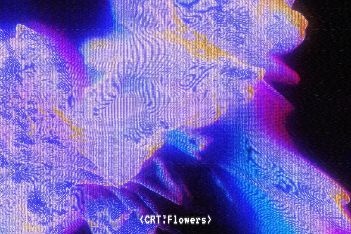 CRT Flowers Overlays