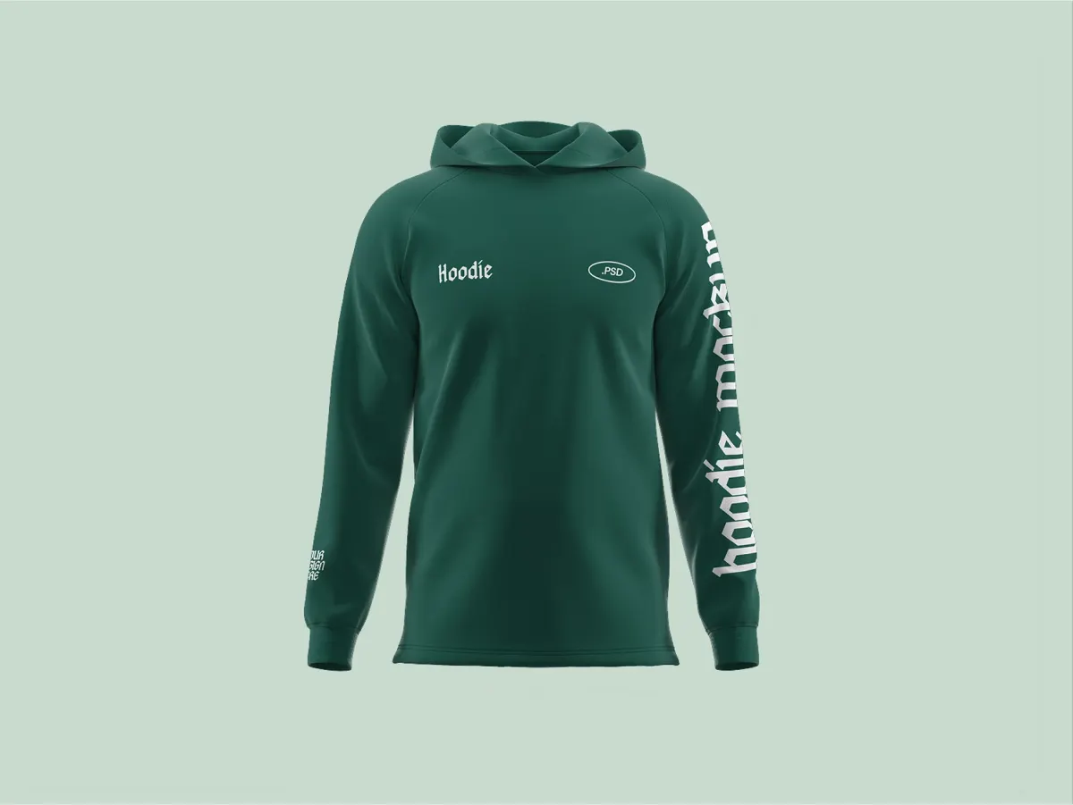 Front View Hoodie Mockup