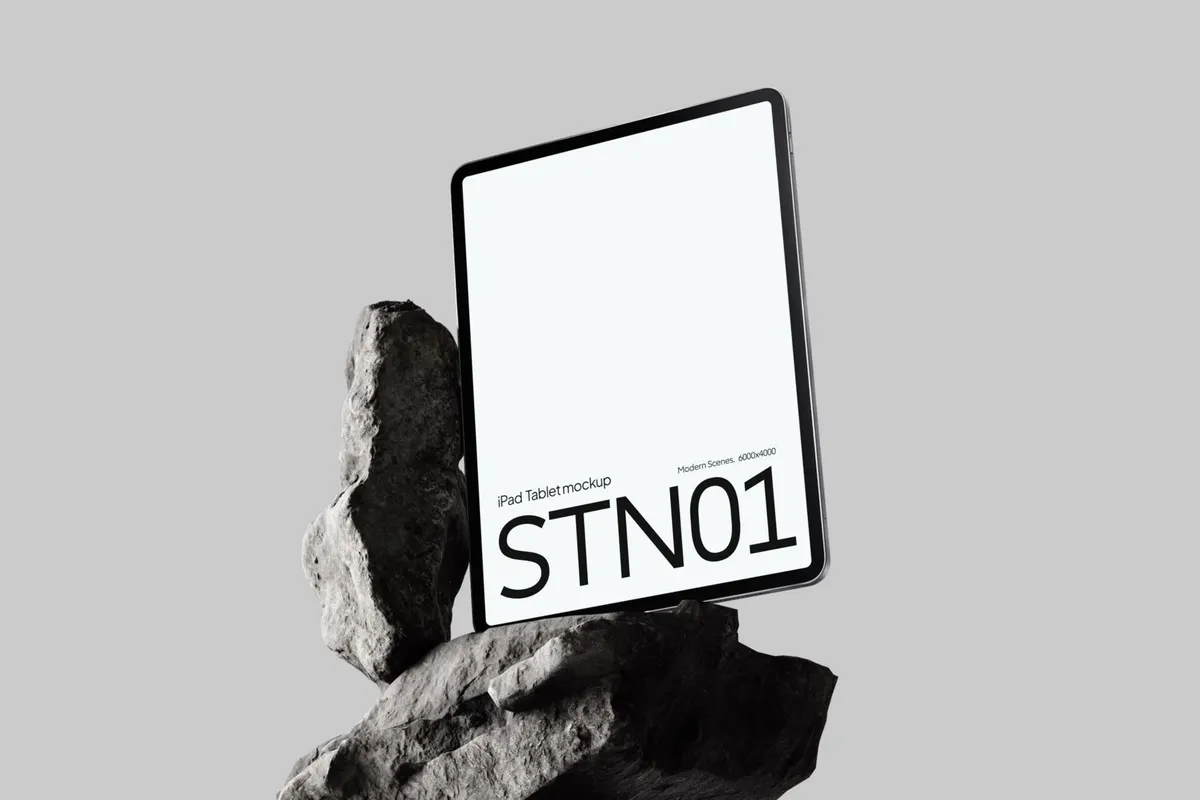 Standing iPad Mockup Set