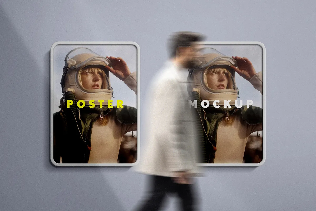 Lightbox Poster Mockup Set