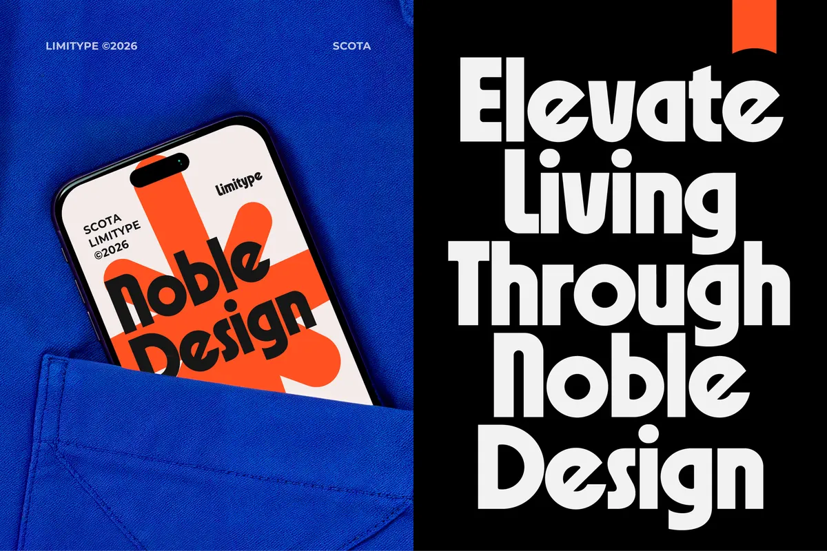 Scota - Bold Geometric Display Font