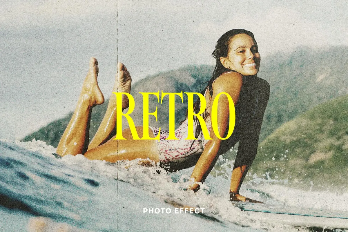 Retro Paper Photo Effect